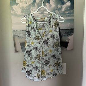 Sheer floral blouse from loft